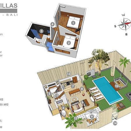 3BR Villa Rabu Seminyak Esterno foto